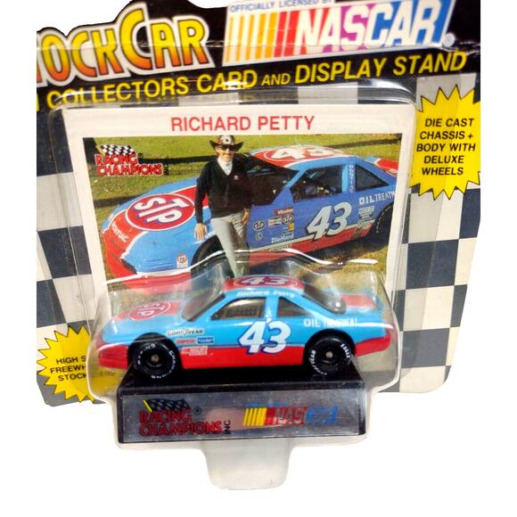 Vintage 1991 Racing Champions Richard Petty #43 STP Stock Car 1:64 Die-Cast NIP - Picture 2 of 7